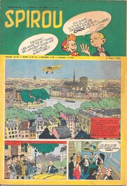 La couverture du journal Spirou n° 942 du 03 mai 1956 La couverture du journal Spirou n° 942 du 03 mai 1956