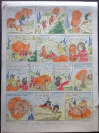 La très belle planche 16 avec son calque de couleur La très belle planche 16 avec son calque de couleur