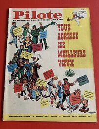 La couverture du n° 270 du journal Pilote du 24/12/1964 La couverture du n° 270 du journal Pilote du 24/12/1964