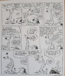 Michel Gaudelette - Pedro le Coati - Gag - Planche originale