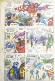 Jean-Yves Mitton - Mikros - Titans no 61 page 28 - planche originale - comic art Jean-Yves Mitton - Mikros - Titans no 61 page 28 - planche originale - comic art