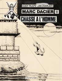 Eddy Paape - Marc Dacier - T11 - Chasse à l'homme - Couverture - Original Cover