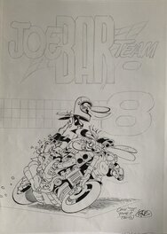 Fane - Joe Bar Team #8 - Couverture T8 par Fane - Original Cover