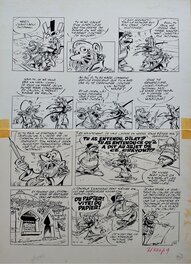 Jean Tabary - Iznogoud: Noir dessins p 2 - Planche originale