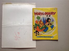 L'album FLEURUS du Moky 2 de 1960 ( non joint ) avec Le Verso de La Planche 15 avec indication , etc... L'album FLEURUS du Moky 2 de 1960 ( non joint ) avec Le Verso de La Planche 15 avec indication , etc...