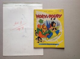 L'album FLEURUS du Moky 2 de 1960 ( non joint ) avec Le Verso de La Planche 17 avec indication , etc... L'album FLEURUS du Moky 2 de 1960 ( non joint ) avec Le Verso de La Planche 17 avec indication , etc...