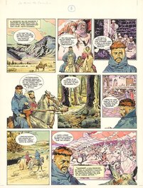 Antonio Hernandez Palacios - El Cid, 3. La toma de Coímbra (plancha 3) - Comic Strip