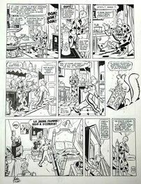 Olivier Schwartz - Spirou - La Femme Léopard - Planche originale