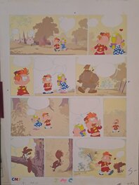 Janry - "Le Petit Spirou" - Color guide