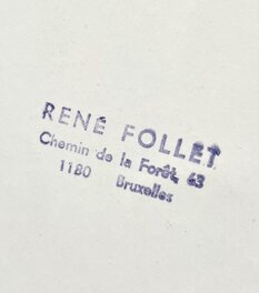 Tampon de l'artiste (au dos) Tampon de l'artiste (au dos)