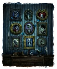 Benjamin Lacombe - Hommage à Tim Burton - Lacombe - Original Cover