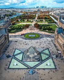 Vue 2 Panoramique - Axe historique Paris