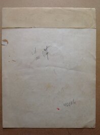 Le verso avec indciation .... id au 27 ( veut dire = identique a la maquette de couverture du titre et lettrage du numéro 27 de RANCHO ) .