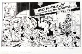 Gil Formosa - Lucky Luke - Hommage à Moriss - Pages de Garde - Comic Strip