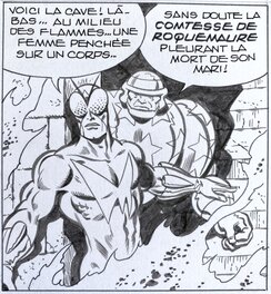 Jean-Yves Mitton - Mikros - Titans no 61 page 37 - planche originale - comic art e1