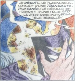 Jean-Yves Mitton - Mikros - Titans no 61 page 37 - planche originale - comic art h1