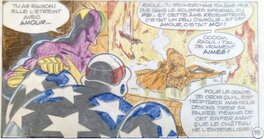 Jean-Yves Mitton - Mikros - Titans no 61 page 37 - planche originale - comic art i1