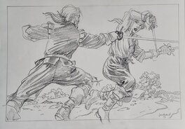 André Juillard - Duel - Illustration originale
