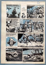 Raymond Cazanave - Capitaine Fantôme - Planche originale