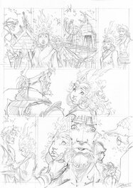 Etape 2 - Planche crayonnée Etape 2 - Planche crayonnée