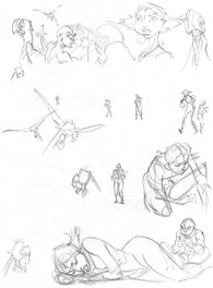 Etape 2 - Rough (Verso) - Quelque précisions sur les personnages Etape 2 - Rough (Verso) - Quelque précisions sur les personnages