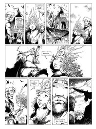 Etape 3 - Planche encrée (avant retouches) Etape 3 - Planche encrée (avant retouches)