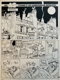 Greg - Les As . Sur les toits  de Paris - Comic Strip