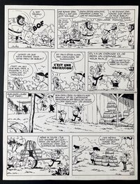 Marcel Remacle - Les Boucaniers (Le Vieux Nick et Barbe Noire) - Planche originale