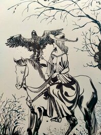 Dame avec un faucon Dame avec un faucon