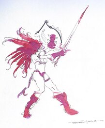 Esteban Maroto - Red Sonja - Illustration originale