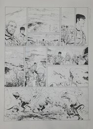 Paolo Grella - Bob Morane Prisonniers du temps pl16 - Planche originale