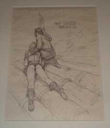 Don Lawrence - Storm - design cover Deep world - Original art