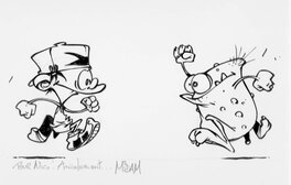 Midam - Kid & Blork - Original Illustration