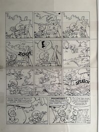 Studio Peyo Peyo - Les Schtroumpfs - Planche originale