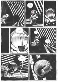 Frederik Peeters - Peeters, Koma#1, La Voix des cheminées, planche n°44, 2003. - Comic Strip