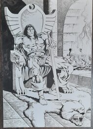 Jean-Yves Mitton - Conan par Mitton - Illustration originale