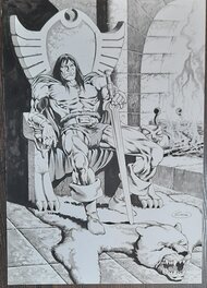 Jean-Yves Mitton - Conan par Mitton - Illustration originale