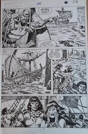 Gary Kwapisz - The savage sword of Conan - Planche originale