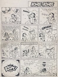 Mas, Pifou, planche gag Ronds Ronds, Pif Gadget#180, 1972.