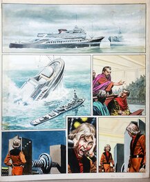 Don Lawrence - L'EMPIRE DE TRIGAN L'USURPATEUR couleur directe - Planche originale