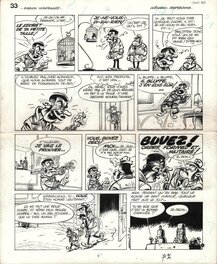 Pierre Seron - Les petits hommes au Brontoxique - Comic Strip