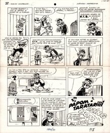 Pierre Seron - Les petits hommes au Brontoxique - Comic Strip