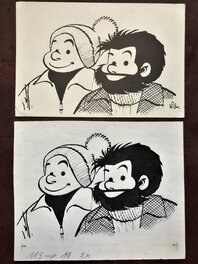 L'original avec son impression L'original avec son impression