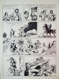 François Craenhals - CHEVALIER ARDENT  T13 LE PASSAGE - Planche originale