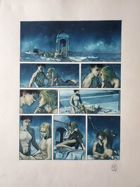 Christophe Dubois - TER T1   couleur directe - Planche originale