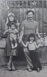 Claudine, Julien, Jean et Hélène Giraud à Fontenay en 1974 Claudine, Julien, Jean et Hélène Giraud à Fontenay en 1974