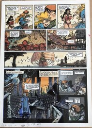Didier Tarquin - Mise en couleur page 17 Tome 2 Lanfeust de Troy - Œuvre originale