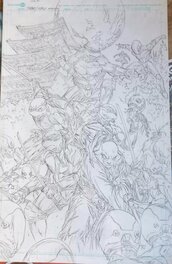 Raymond Gay - Teenage Mutant Ninja Turtles/Usagi Yojimbo: WhereWhen #1 Variant Cover Art - Original Cover