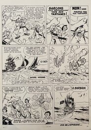 Cézard - Cézard - Surplouf - Le Petit Corsaire Page 66 - Page de FIN - Planche originale