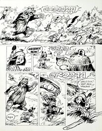 Derib - Le jour du silence - Planche originale